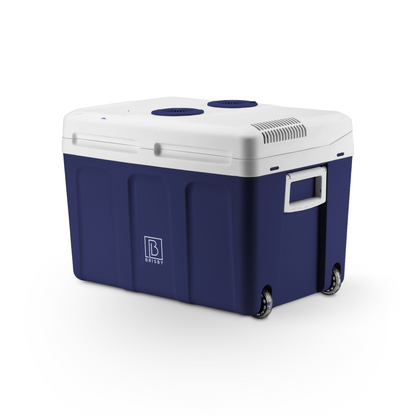 Brisby Elektrische koelbox 40L + 8L blauw set - 12V/230V - incl. koelelementen