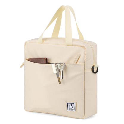 Brisby Koeltas 7L smooth crème - incl. 2 koelelementen, schouderband