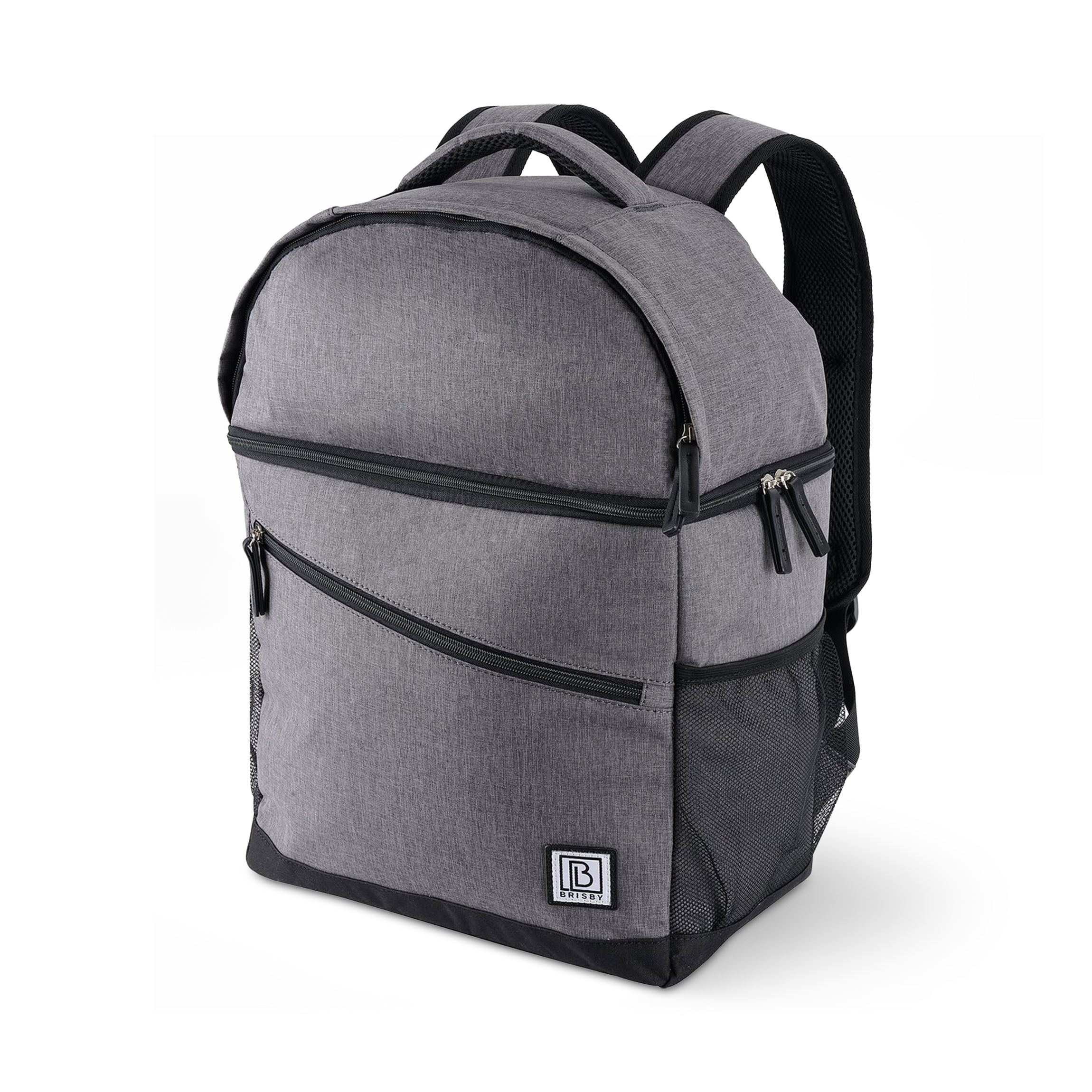 Cooler bag 25L dark gray - backpack - 4-layer insulated - water-repellent - incl. 2 free cooling elements and beer opener