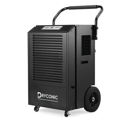 Dryconic Bouwdroger 90L - Professionele luchtontvochtiger - ContinuousDrain® - Auto-Defrost - JobSite™ metalen behuizing - Extra grote luchtinlaat
