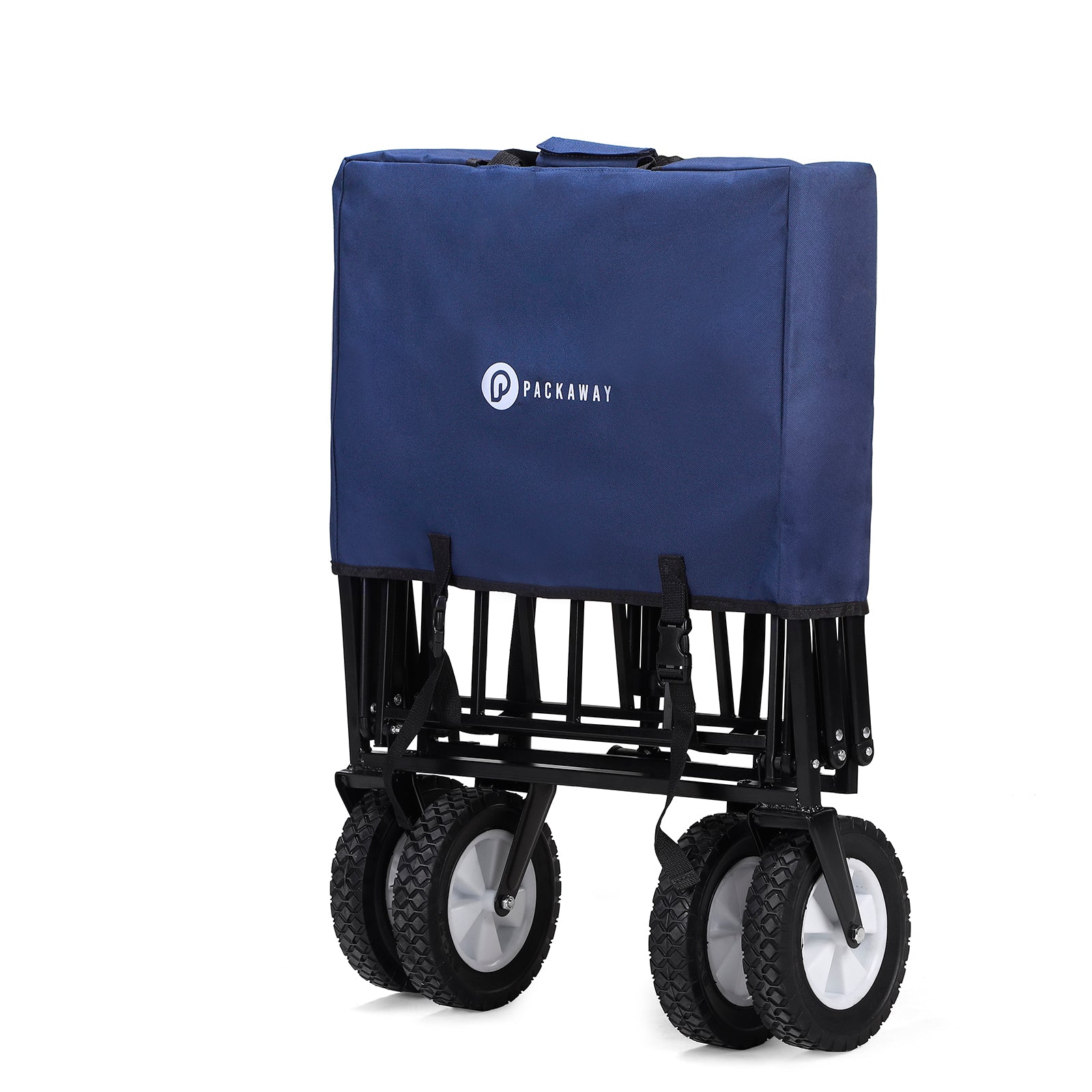 Packaway Bolderkar 70kg donkerblauw - opvouwbaar - wasbaar