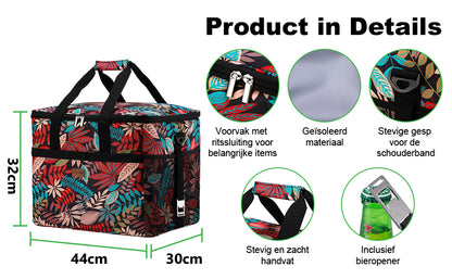 Packaway 4 Laags Geïsoleerde Koeltas - Lunchtas 40 liter - Jungle