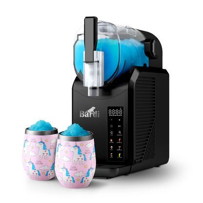 Slushmachine SET - 7-in-1 - slush, frappé, milkshake en smoothie maker - 2,1L - incl. 2 unicorn thermoscups