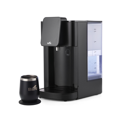 Bardi Heetwaterdispenser 4L - incl. thermoscup en onderzetter - 6 temperatuurstanden - instant-heating - touch met kinderbeveiliging