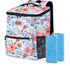 Packaway Koeltas Rugzak 25L - Incl. 2 gratis koelelementen - Incl. gratis flessenopener - Waterafstotend - Anti diefstal vak - 4 Laags geïsoleerd - Pastel Blossom