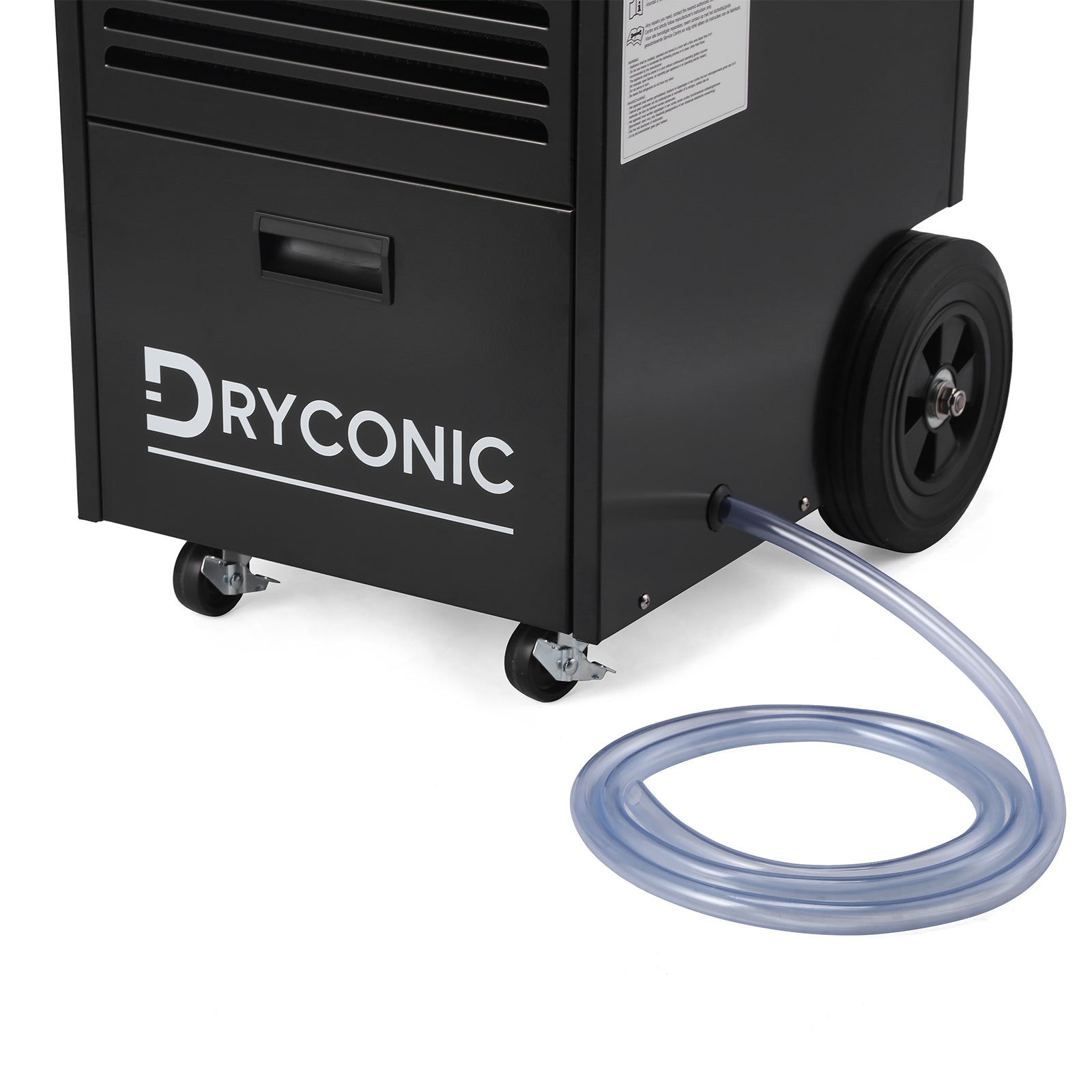 Dryconic Bouwdroger 70L - professioneel - 5,5L watertank - ContinuousDrain - Auto-Defrost - JobSite metaal