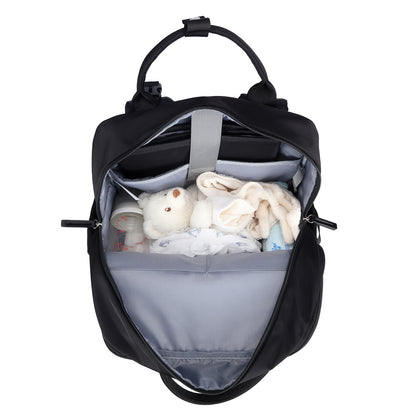 Brisby slijtvaste Luiertas – verzorgingstas – met buggymontage - Signature Black
