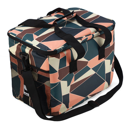Packaway Koeltas 30L abstract colours - incl. 4 koelelementen, draagband