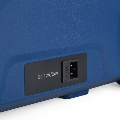 Brisby Compressor koelbox 58,1L blauw - incl. 2x 1,2L thermosbeker