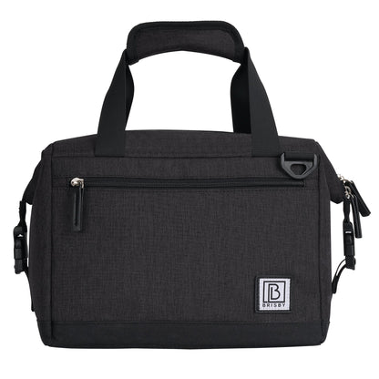 Brisby Koeltas 12L zwart - incl. 2 koelelementen, schouderband