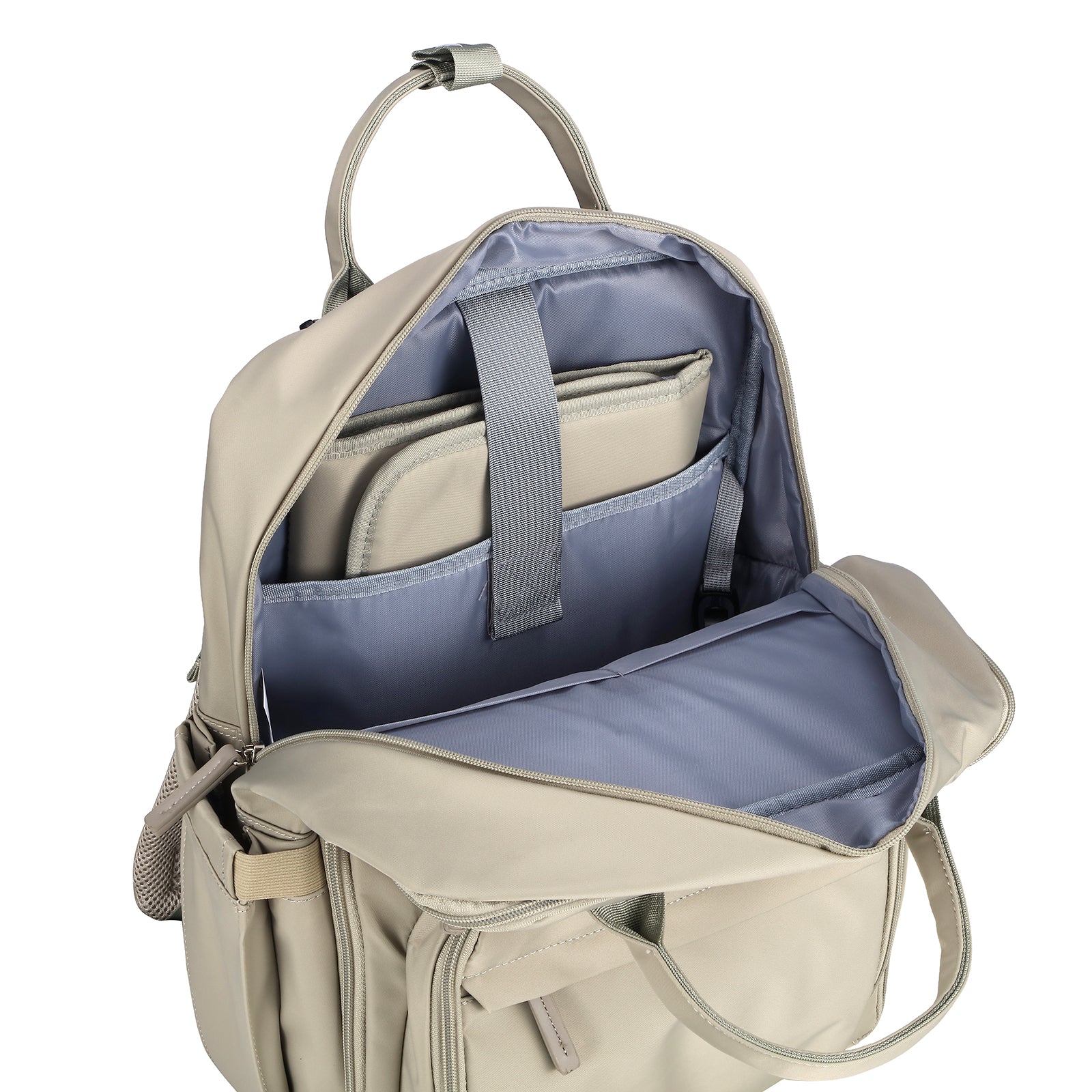 Brisby slijtvaste Luiertas – verzorgingstas – met buggymontage - Mist Green