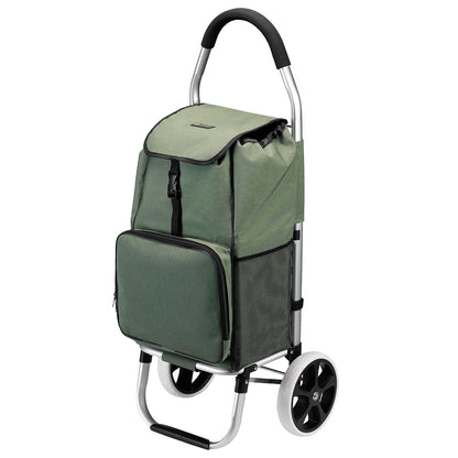 Packaway Shopping trolley with cool compartment - 45L - shopping trolley - hand truck function - GREEN