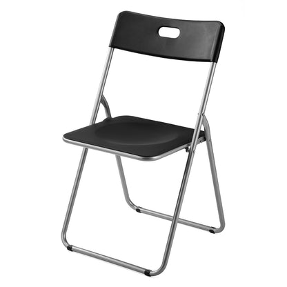 Bardi 8 Delige Klapstoelenset – Vouwstoelenset Stevige Kwaliteit, Weersbestending, 100KG Belastbaar. 44 x 45 x 79 cm. – ZWART