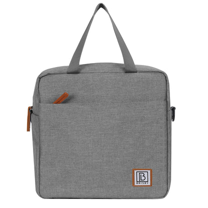 Cooler bag 7L dark gray - Lunch bag - 4-layer insulated - 2 free cooling elements - incl. shoulder strap