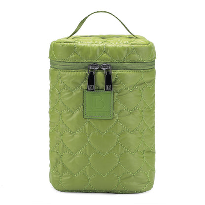 Florence diaper bag 17L green - shoulder bag, care bag - hard-wearing - incl. cool bag, changing mat and stroller hooks - nylon