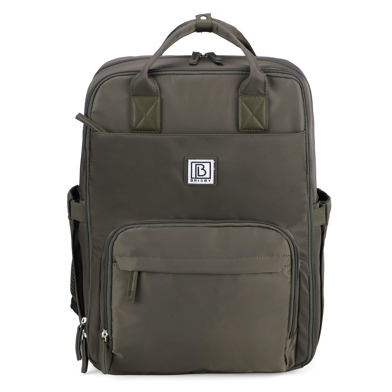 Brisby slijtvaste Luiertas – verzorgingstas – met buggymontage - Forest Green