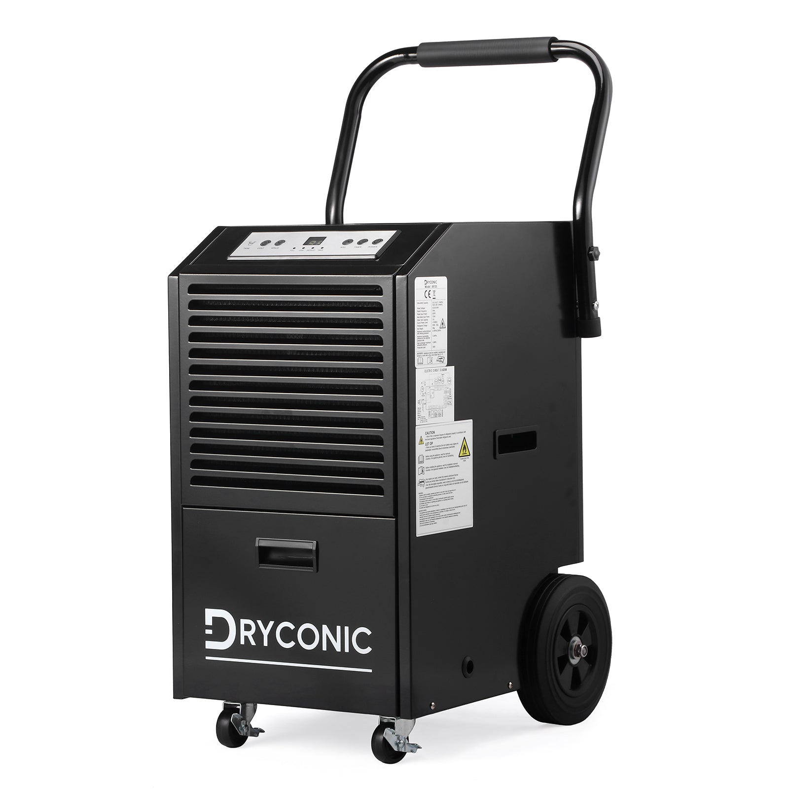 Dryconic luchtontvochtiger 50L - professionele bouwdroger - continue afvoer - 5,5L watertank