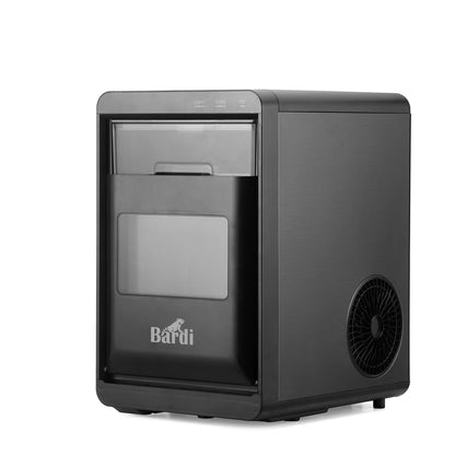 Bardi IJsblokjesmachine 1,8L crushed ice zwart - 20 kg ijs per 24 uur - incl. thermosbeker