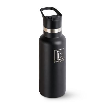 Thermos flask stainless steel 500ml black - BPA Free - 24 hours cold - 12 hours warm