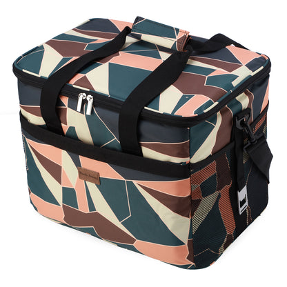 Packaway Koeltas 30L abstract colours - incl. 4 koelelementen, draagband