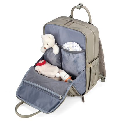 Brisby slijtvaste Luiertas – verzorgingstas – met buggymontage - Mist Green