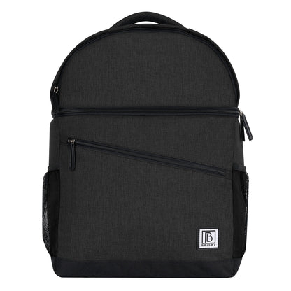 Koeltas 25L zwart - rugzak - 4-laags geïsoleerd - waterafstotend - incl. 2 gratis koelelementen en bieropener