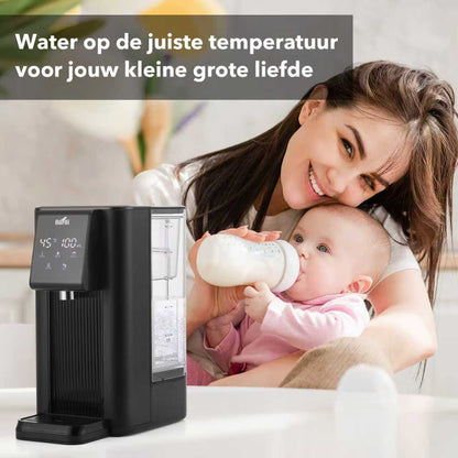Bardi Heetwaterdispenser 2,6L set - incl. 3 thermoscups + onderzetter - instant-heating - 6 temperatuurstanden
