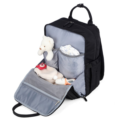 Brisby slijtvaste Luiertas – verzorgingstas – met buggymontage - Signature Black
