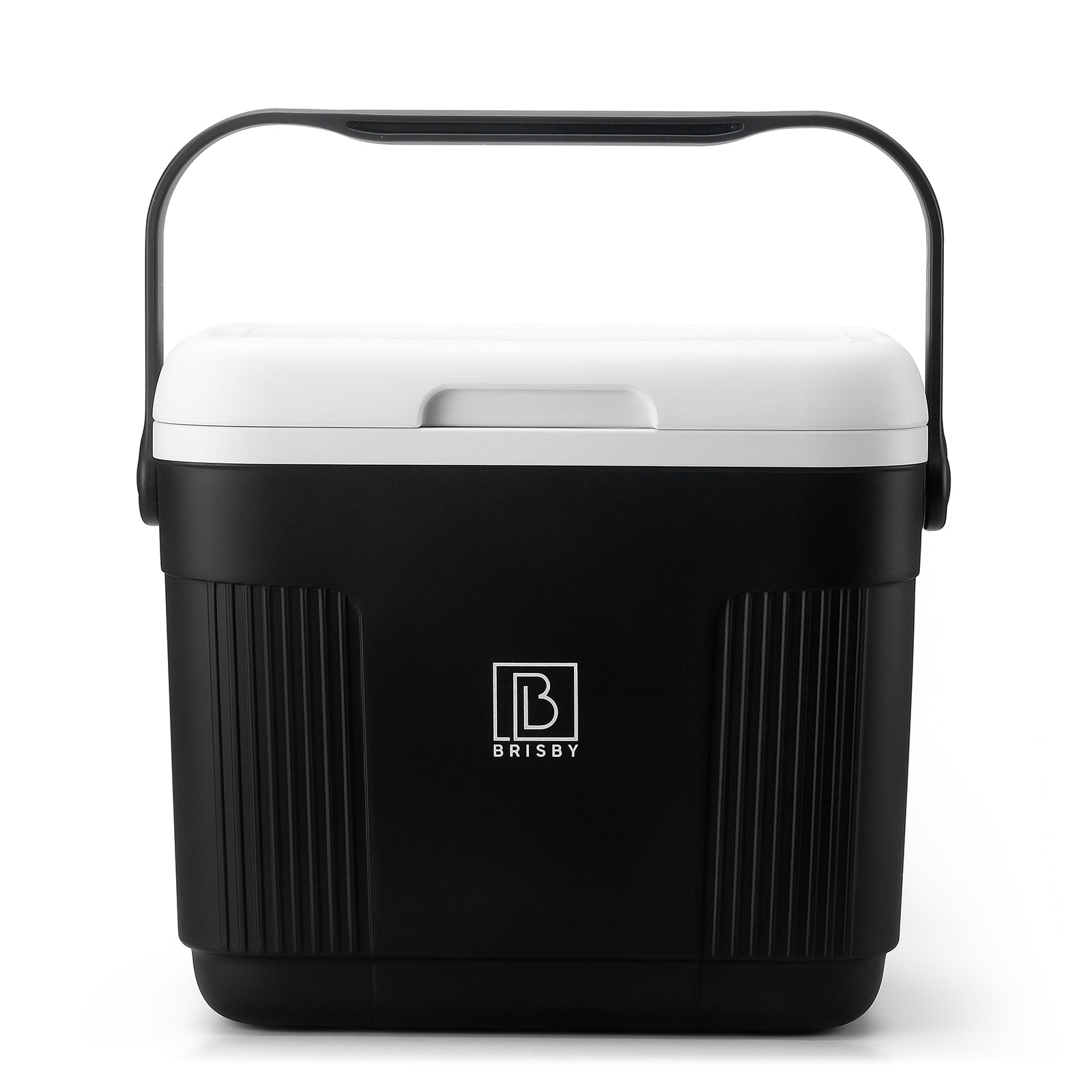 Brisby Koelbox 22L zwart + 3-delige vershoudbakjes + 2 thermosflessen 0,5L set