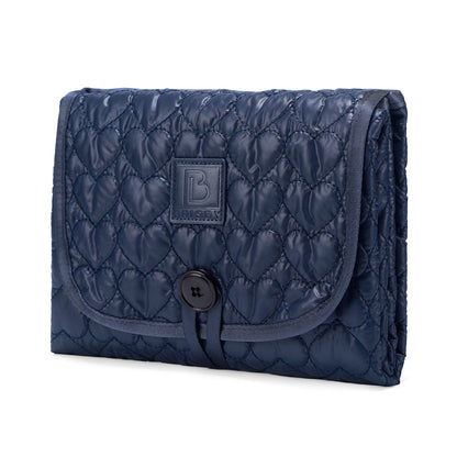 Florence diaper bag 17L blue - shoulder bag, changing bag - hard-wearing - incl. cool bag, changing mat and stroller hooks - nylon