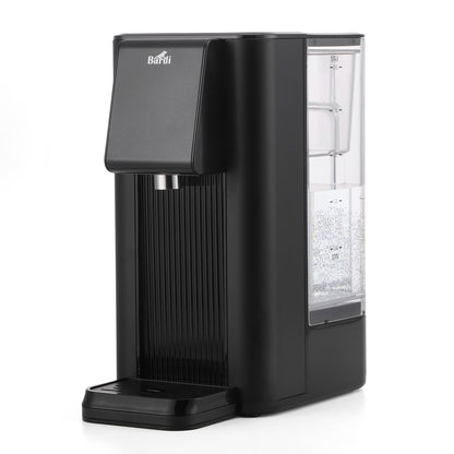 Bardi Heetwaterdispenser 2,6L zwart - incl.thermoscup + onderzetter - instant-heating - 6 temperatuurstanden