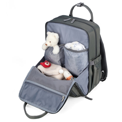 Brisby slijtvaste Luiertas – verzorgingstas – met buggymontage - Mist Green