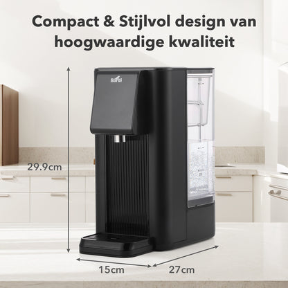 Bardi Heetwaterdispenser 2,6L set - incl. 3 thermoscups + onderzetter - instant-heating - 6 temperatuurstanden