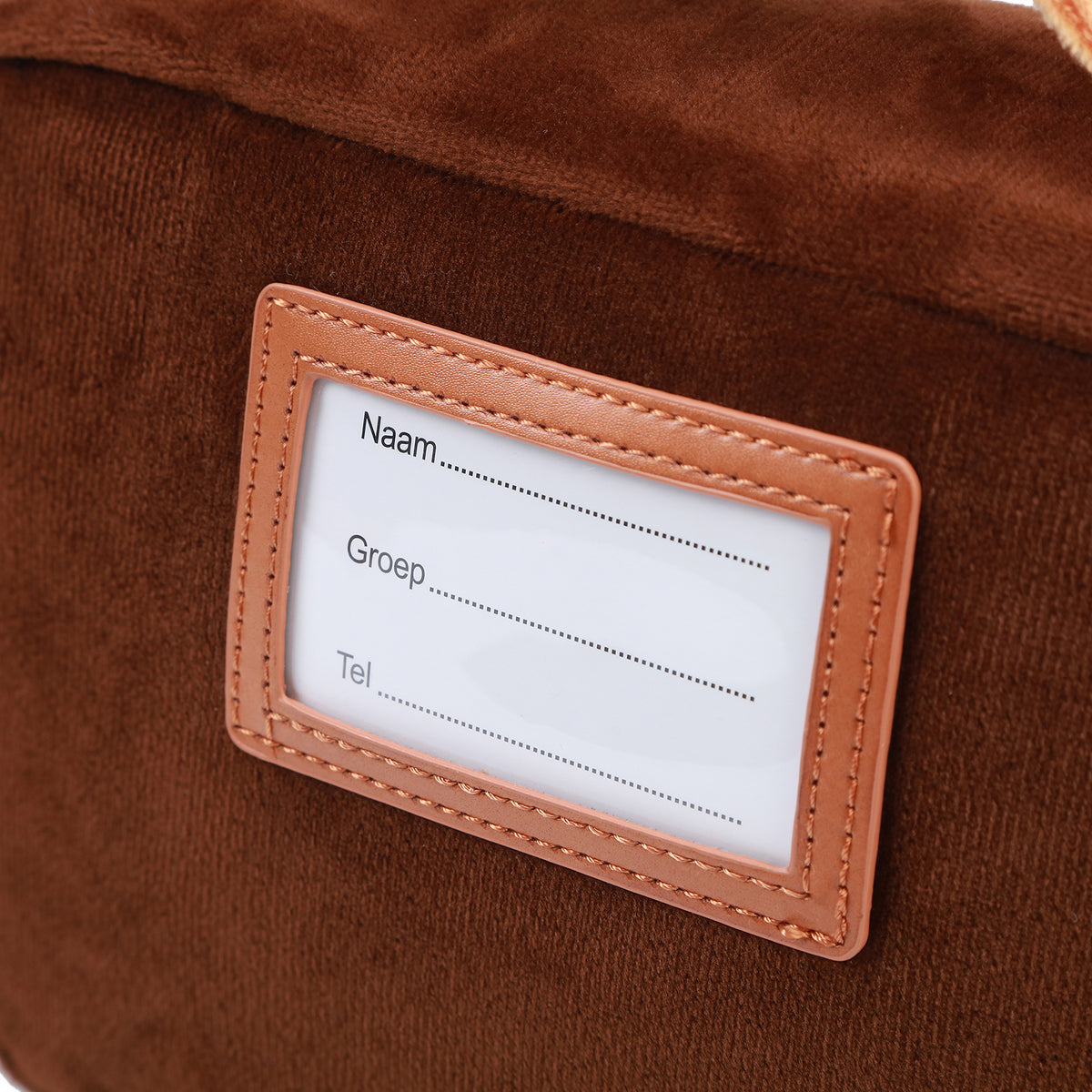 Brisby Premium Luiertas - Donkergrijs - Kinderrugzak - 1.5L kinderlunchtas Leeuw