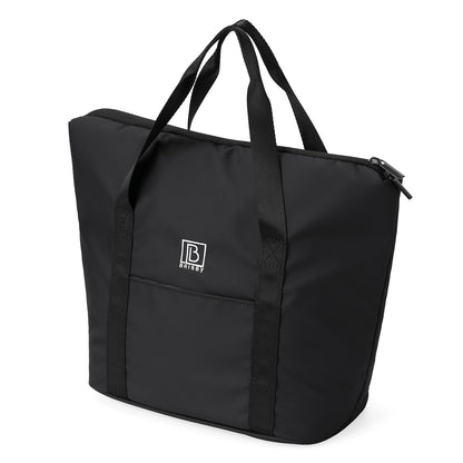 Brisby Koeltas Lunchtas 9L – 4-Laags Geïsoleerd – Inclusief 2 Koelelementen – Waterafstotend – Voor Werk, School & Onderweg - Zwart