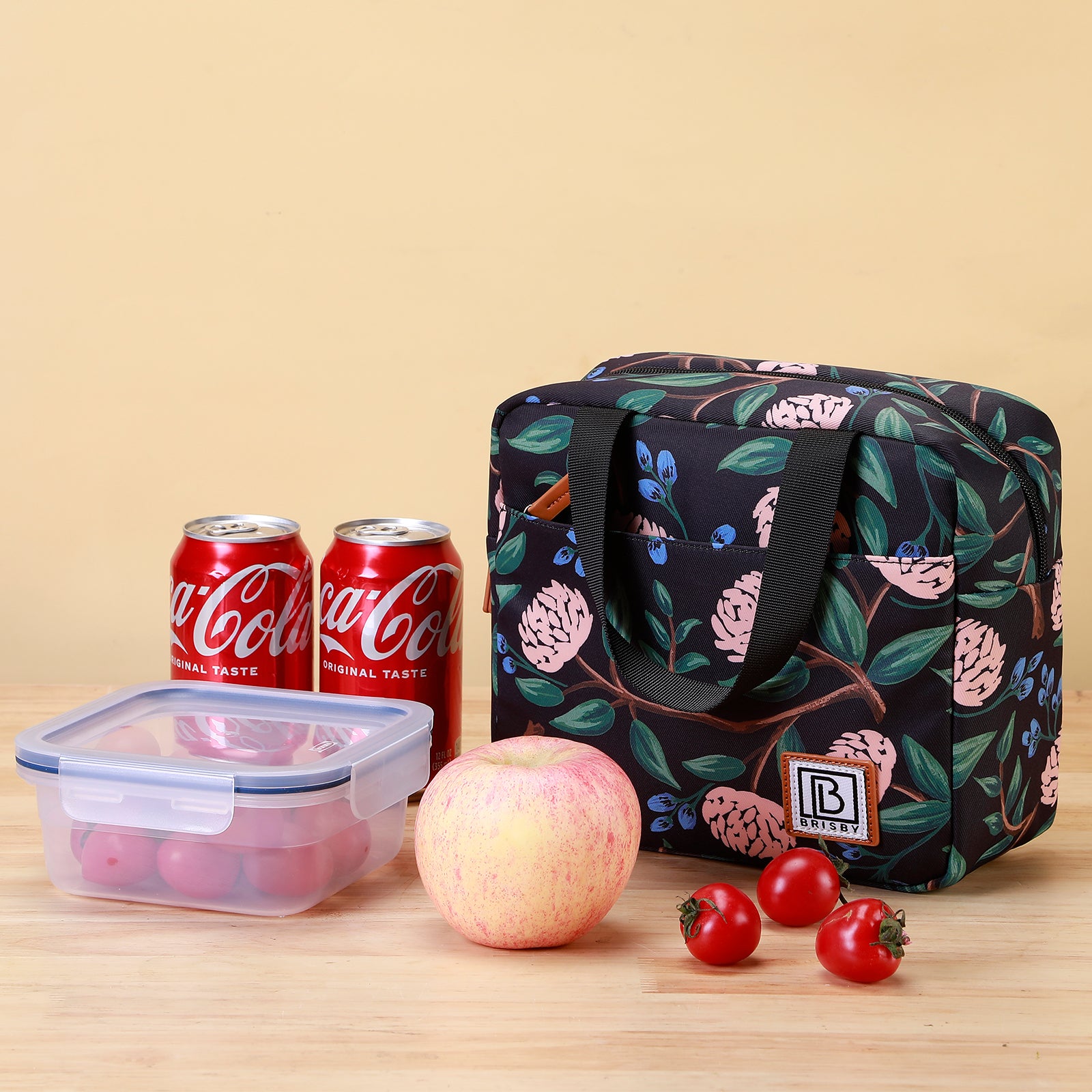 Cooler bag 4L passion flower - 4-layer insulated - free cooling element