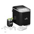 Bardi 1.3L Deluxe IJsblokjesmachine Square – IJsblokmaker Inclusief Luxe Thermosbeker en IJsschep – 9 Blokjes in 8 Minuten – ZWART
