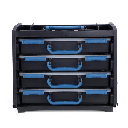 Packaway 5 Delige Draagbare Luxe  Assortimentsdoos, Assortimentskoffer Met 65 Uitneembare bakjes.