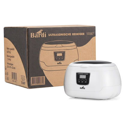 Bardi Ultrasoon reiniger 600ml - Incl. mandje en rek - model 1