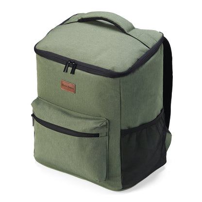 Packaway Koeltas rugzak 25L groen - incl. 2  koelelementen, flessenopener