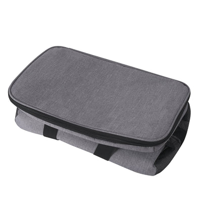 Cooler bag 40L grey - lunch bag - foldable - 4-layer insulated - incl. 6 free cooling elements and carrying strap