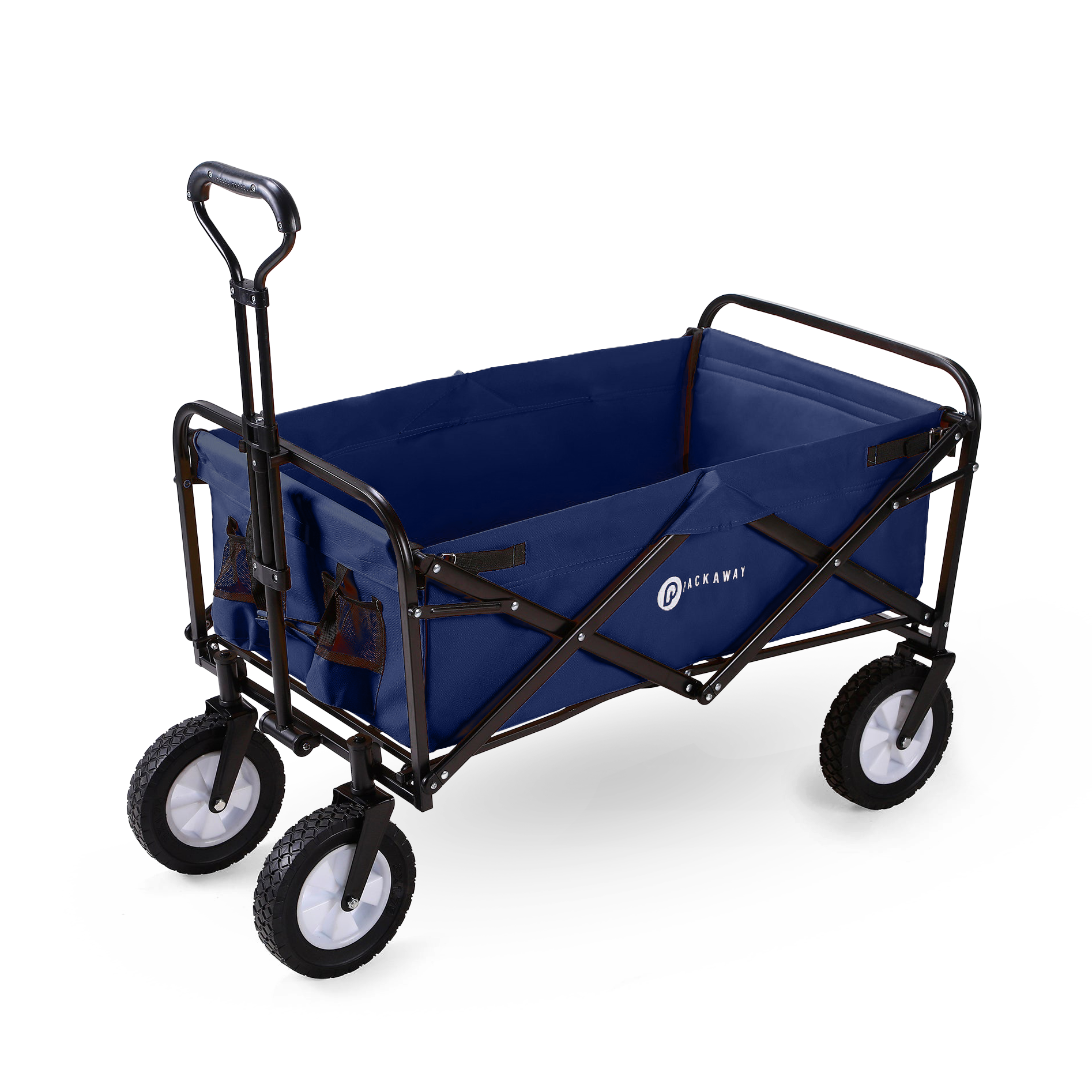 Packaway Bolderkar 70kg donkerblauw - opvouwbaar - wasbaar