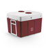 Brisby Elektrische Koelbox 40 Liter - 12V & 230V - Koelen & Verwarmen - Met Wielen & Comfort Grip® Handgrepen - Rood
