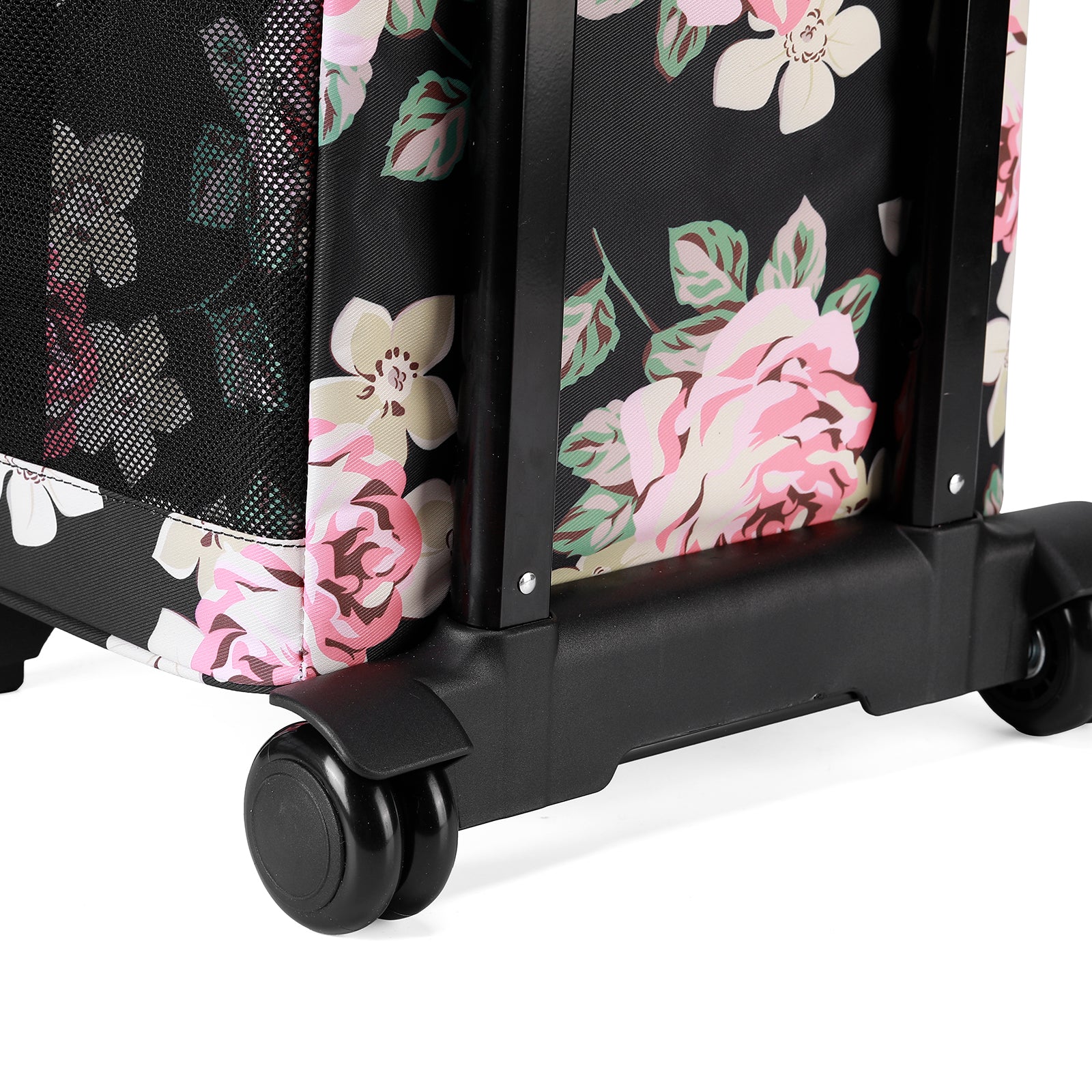 Brisby Boodschappentrolley 32L dark flower - incl. koelvak, koelelementen