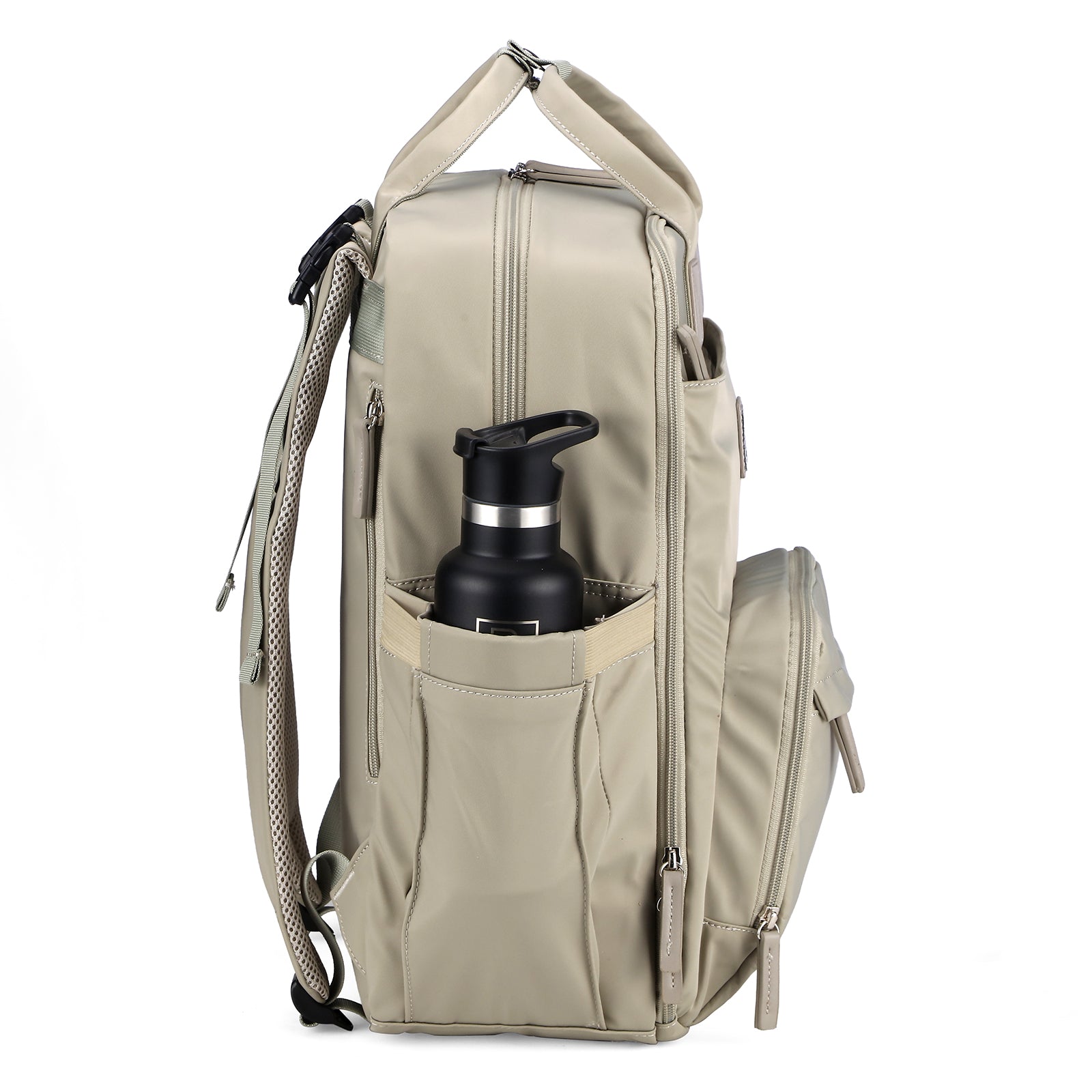 Brisby slijtvaste Luiertas – verzorgingstas – met buggymontage - Mist Green