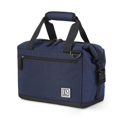 Koeltas 12L blauw - Lunchtas - 4-laags geïsoleerd - extra ruimte uitvouwbaar - 2 gratis koelelementen - incl. schouderriem