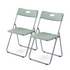 Bardi 2 Delige Klapstoelenset – Vouwstoelenset Stevige Kwaliteit, Weersbestending, 100KG Belastbaar. 44 x 45 x 79 cm. – GROEN