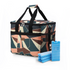 Cooler bag 30L abstract - lunch bag - foldable - 4-layer insulated - incl. 4 free cooling elements and carrying strap