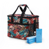 Cooler bag 30L jungle - lunch bag - foldable - 4-layer insulated - incl. 4 free cooling elements and carrying strap
