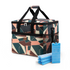 Cooler bag 40L abstract - lunch bag - foldable - 4-layer insulated - incl. 6 free cooling elements and carrying strap